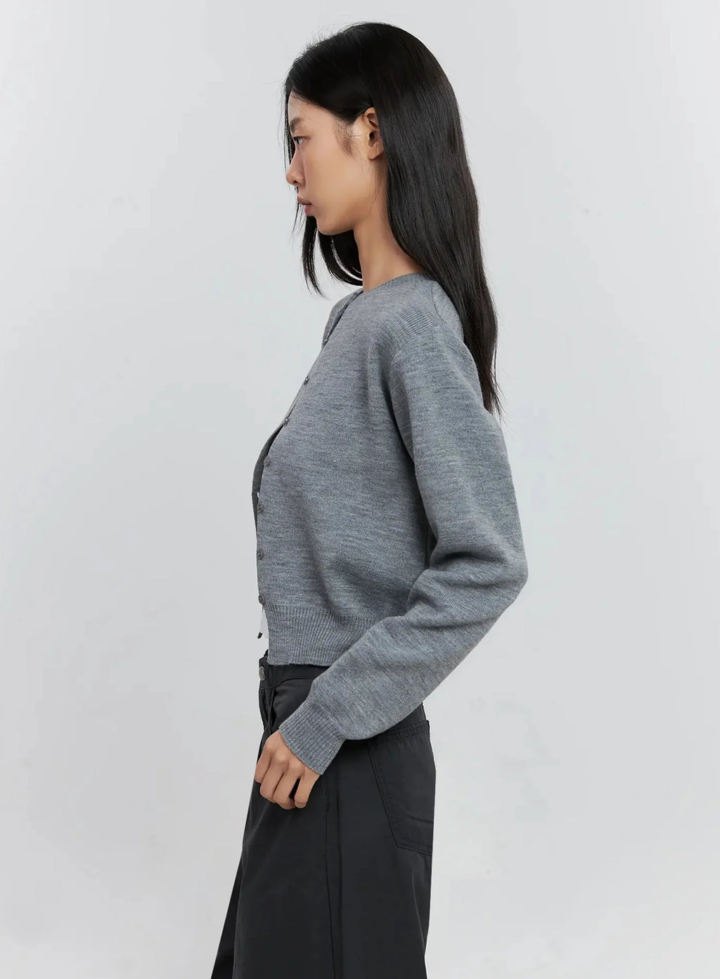 Classic Button-up Cardigan IS515