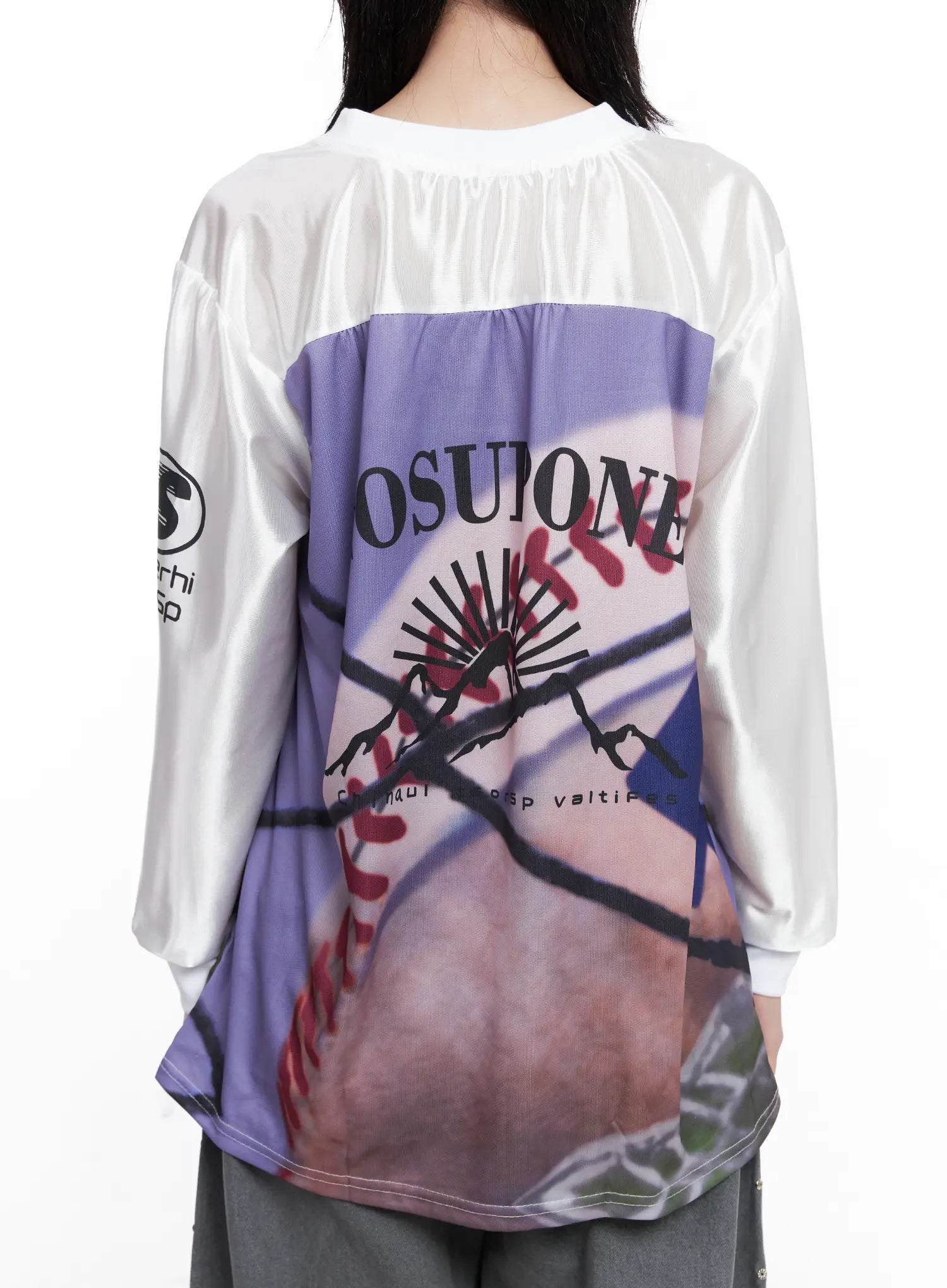 86 Oversized Graphic Long Sleeve CS526
