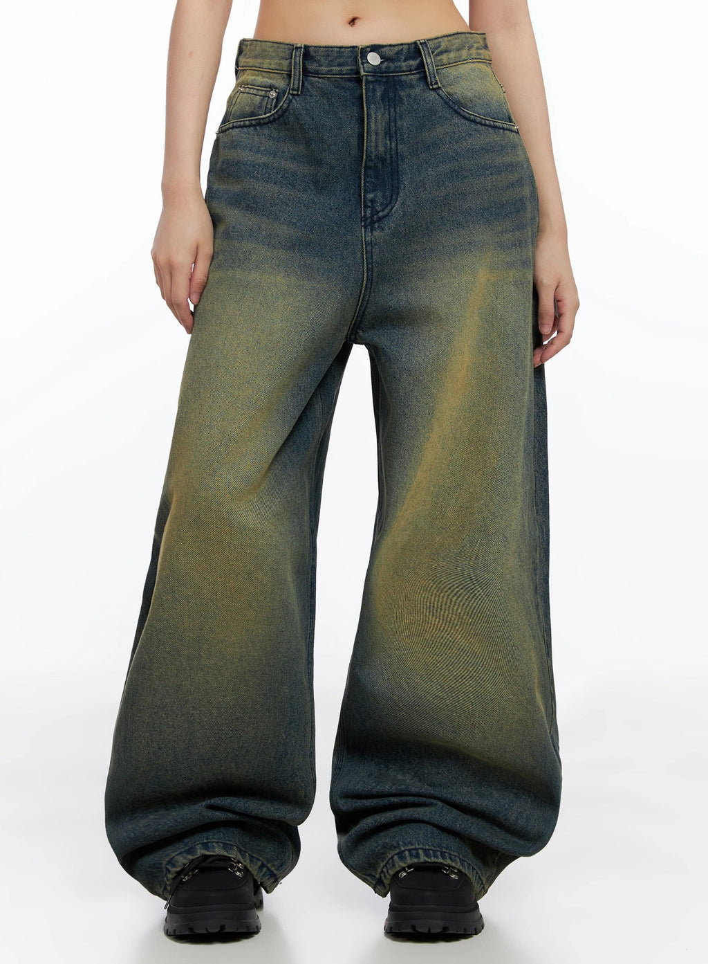 Elora Washed Baggy Jeans IS525