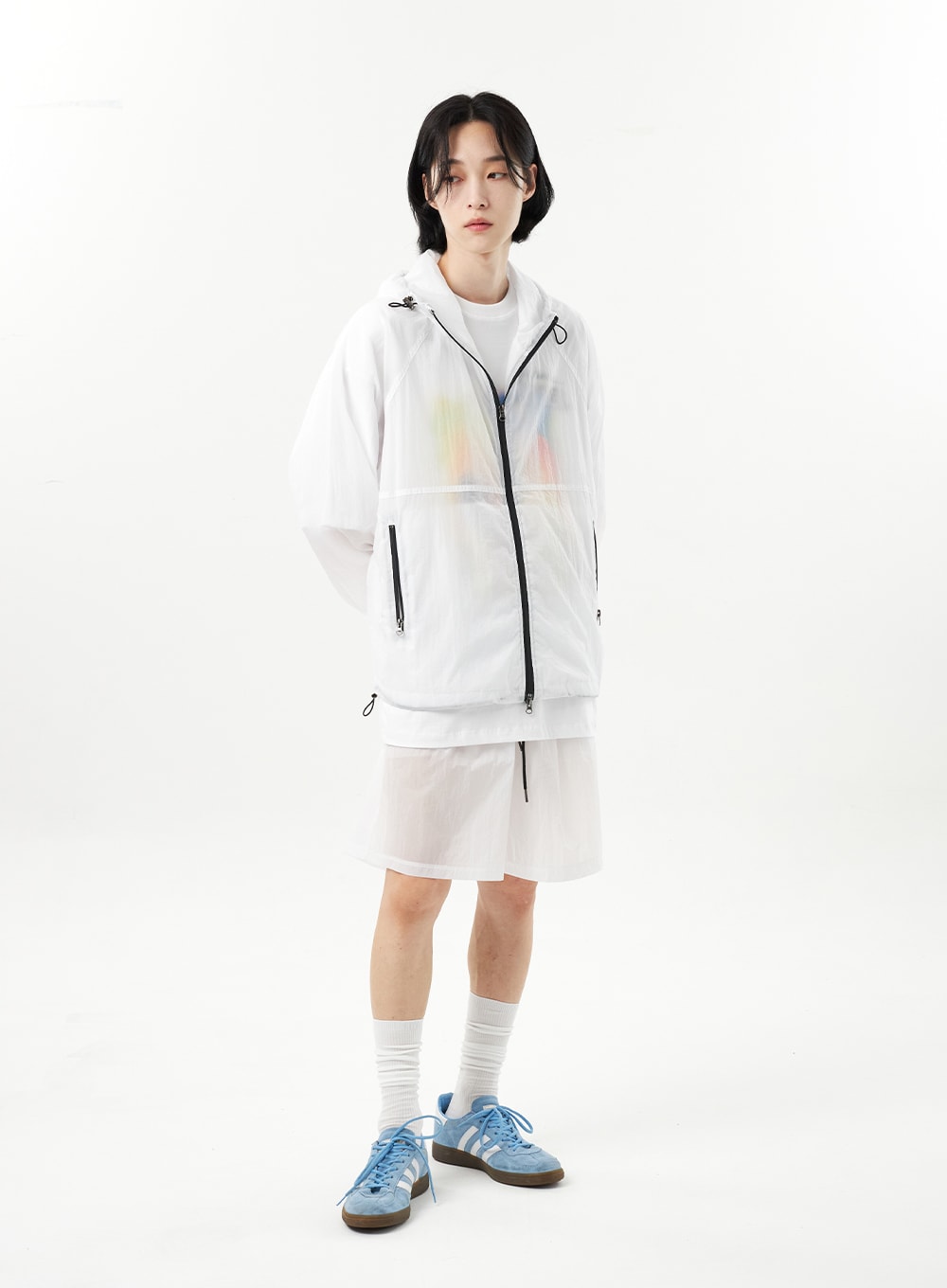 Nylon Hoodie Jacket CU314