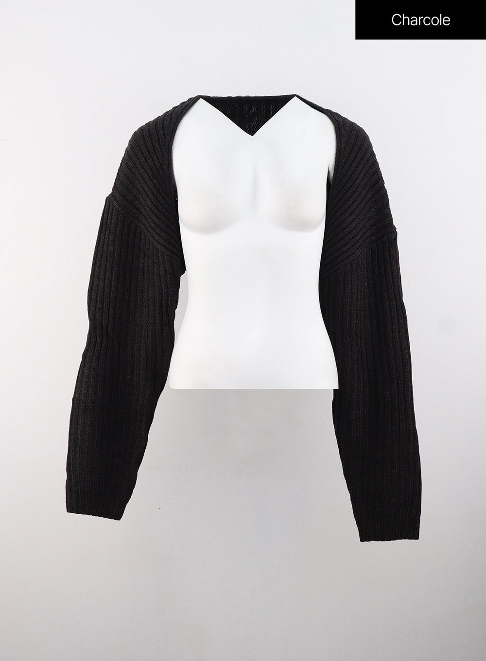 Ribbed Bolero Shrug BA09