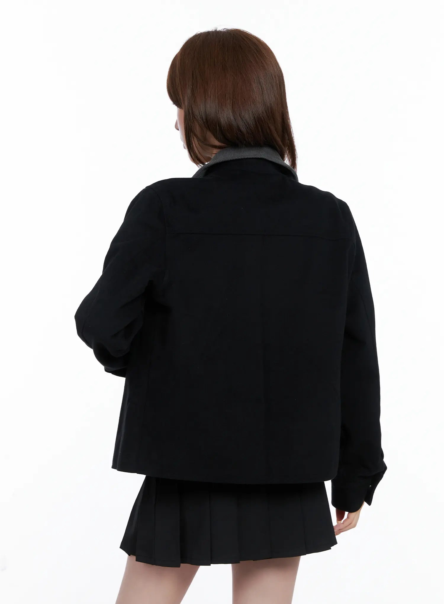 Corduroy Collar Jacket CG529