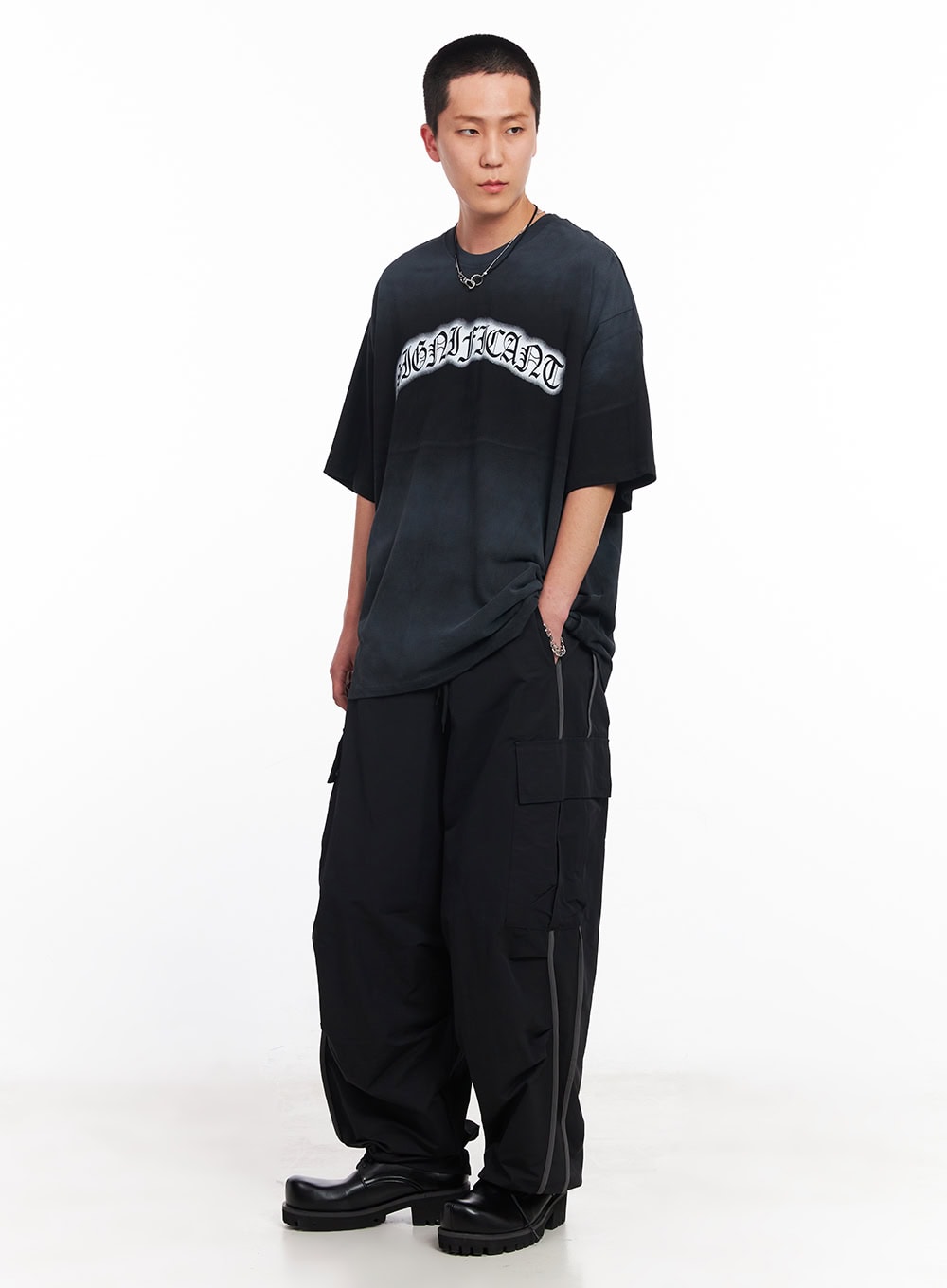 Men's Gradient Street Graphic T-Shirt IU503