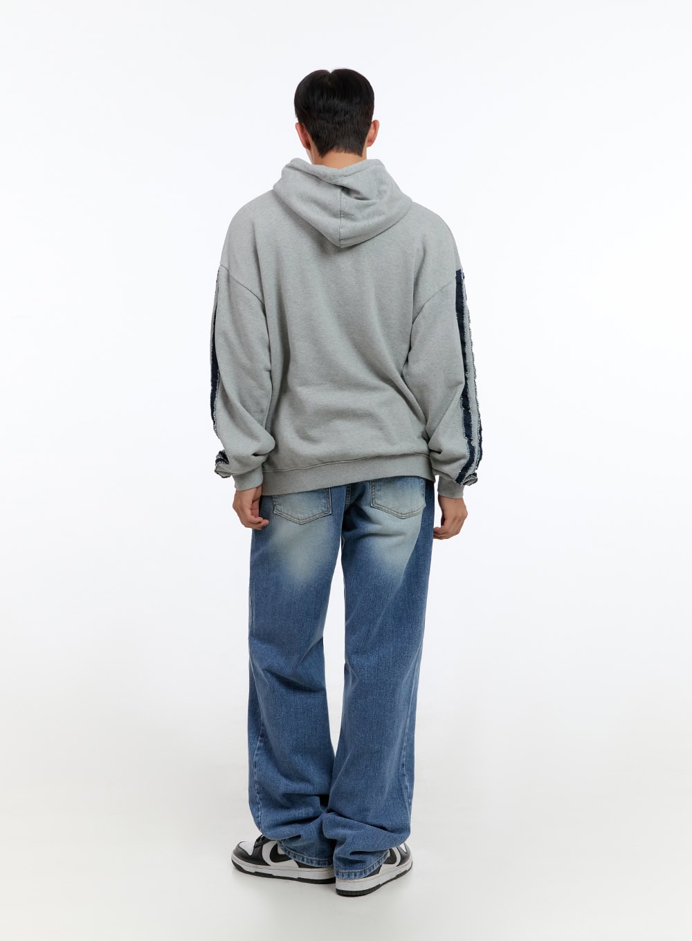 Men's  Cotton Patchwork Hoodie  IS412