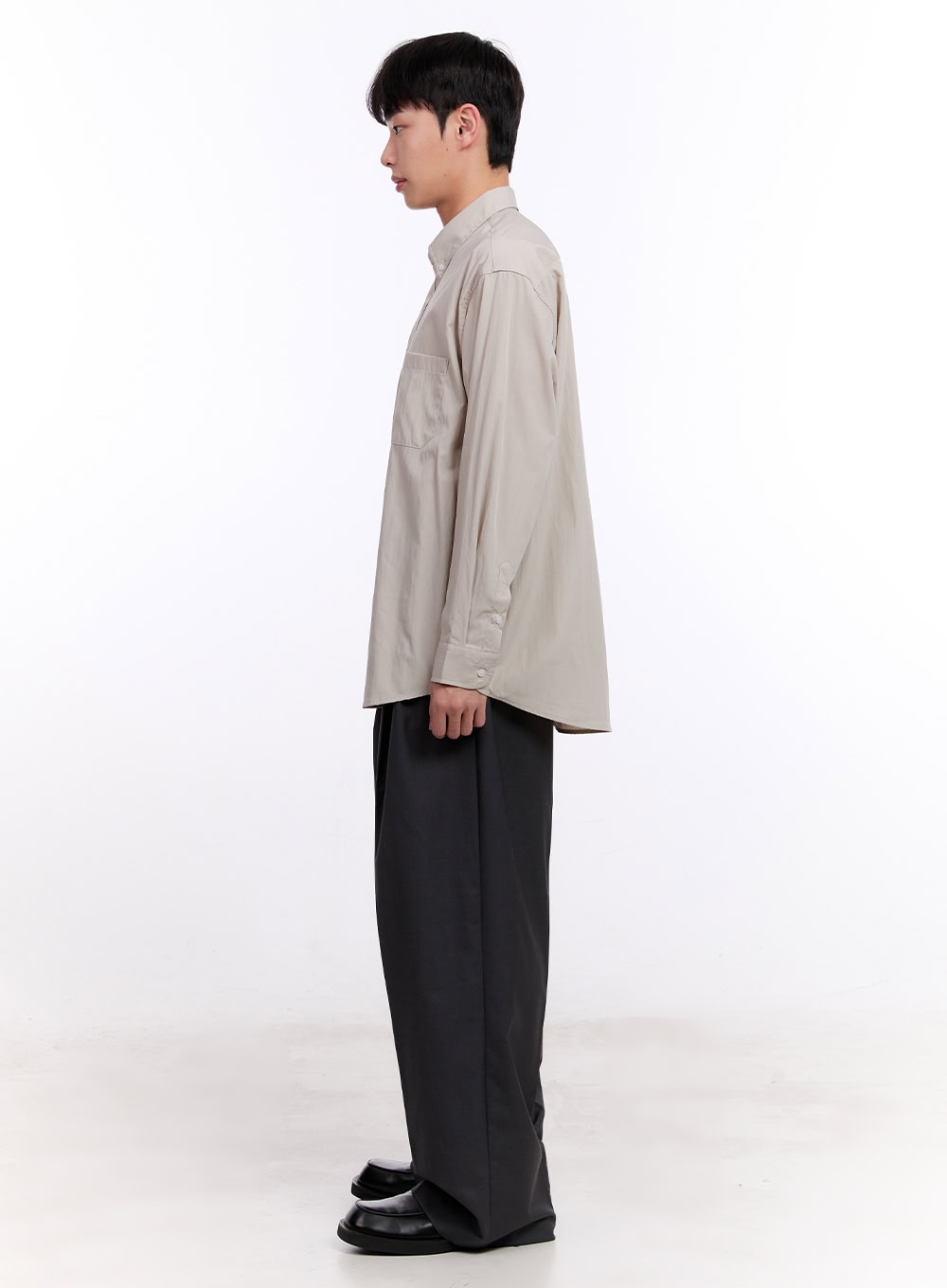 Men's Balloon-Fit Pintuck Trousers IM512