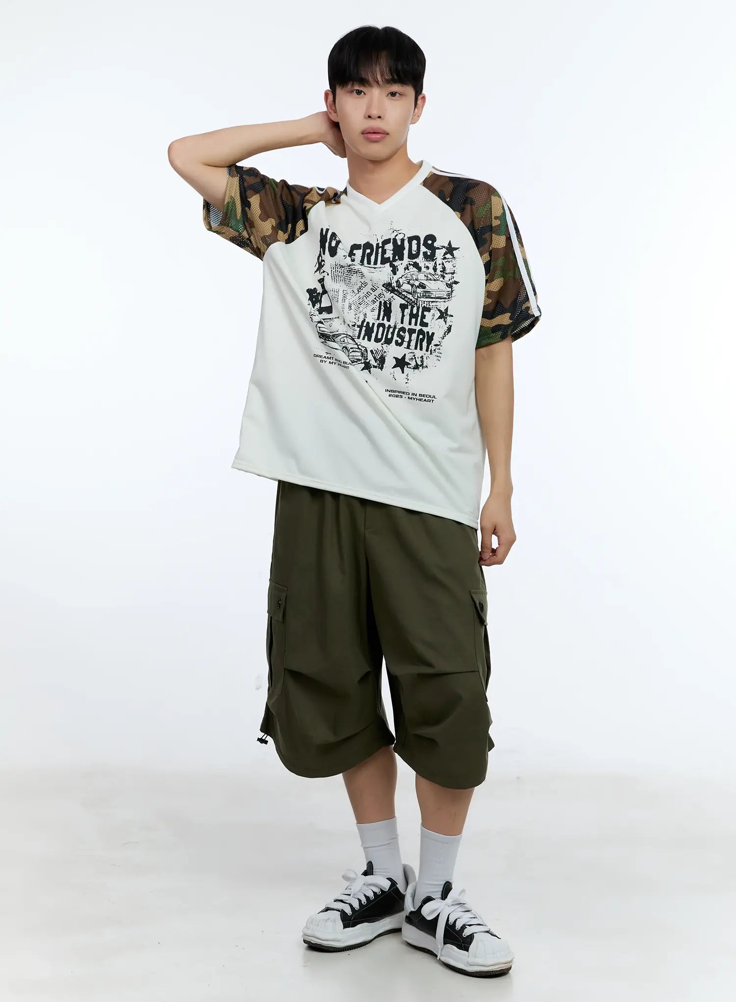 Men's Camo Sleeve Tee IL517