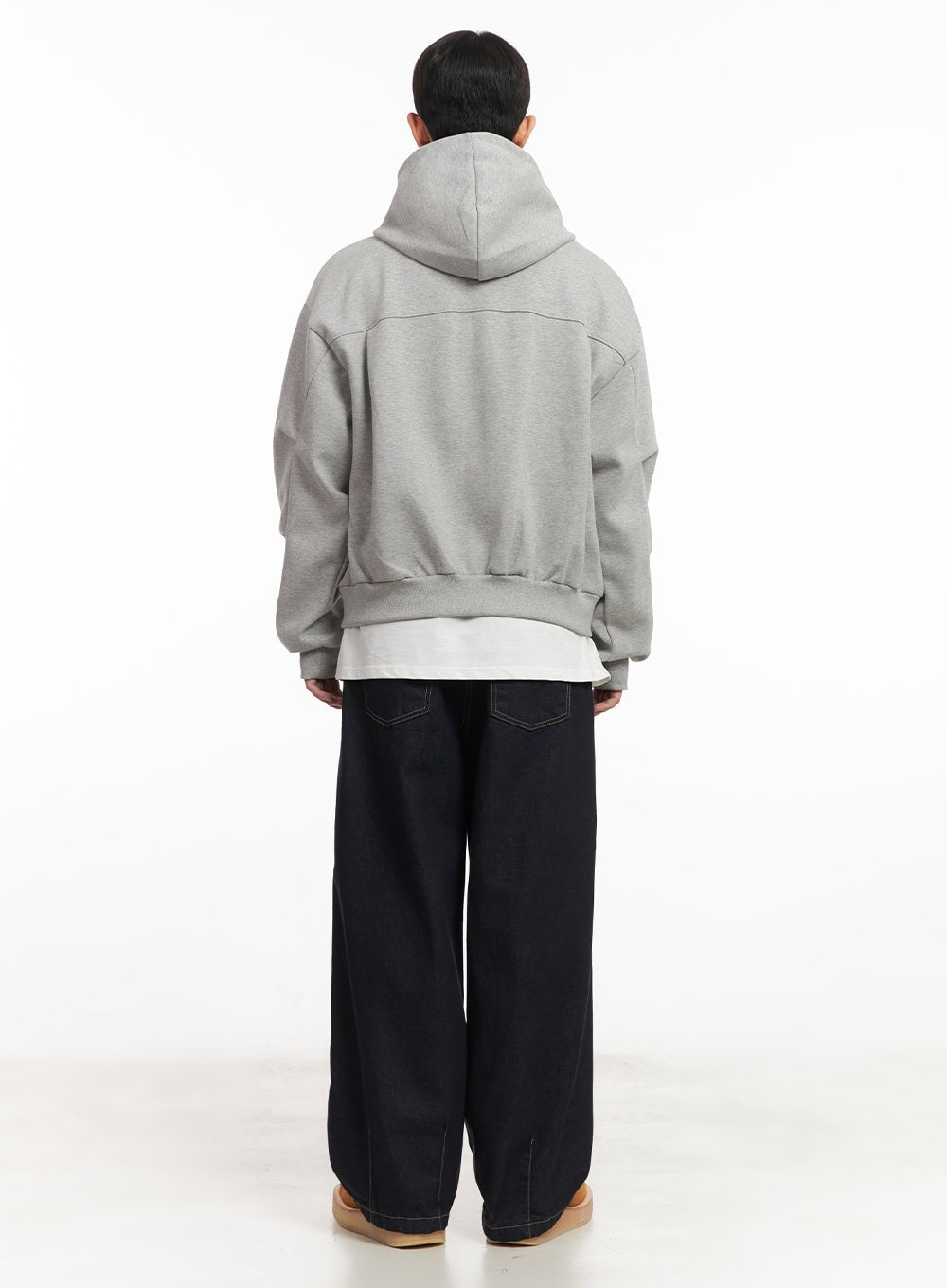 Men's Stitched Wide-Leg Jeans IM517