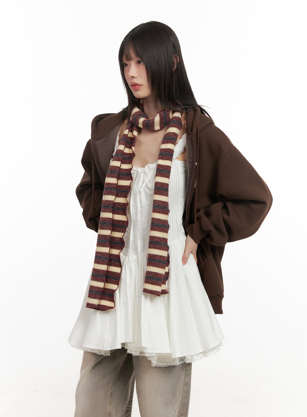 Sweetheart Lace-Up Mini Dress CD426