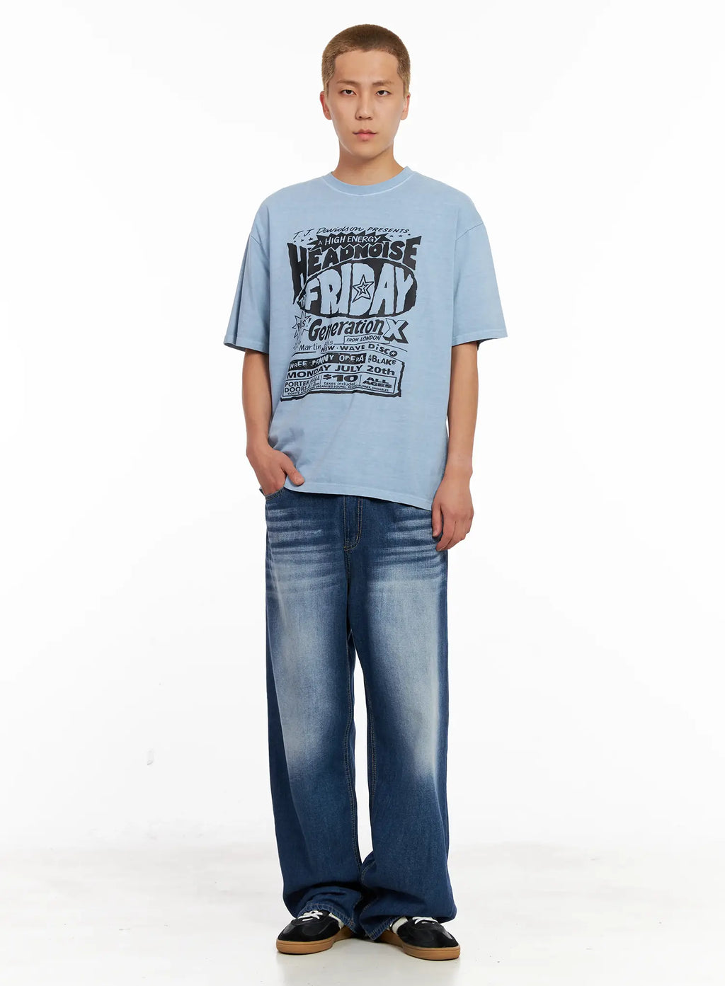 Men's Casual Graphic Tee IL518