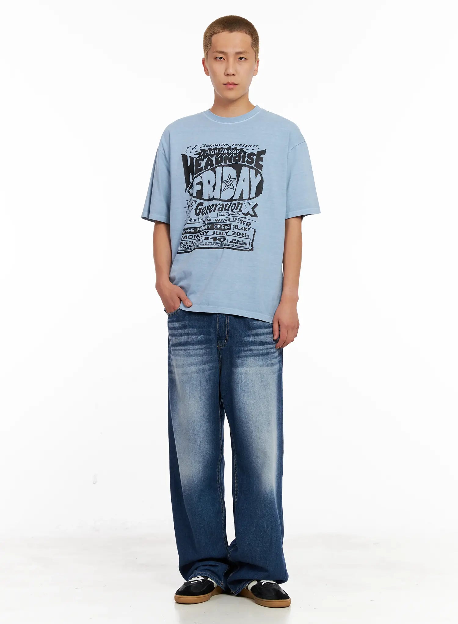 Men's Casual Graphic Tee IL518