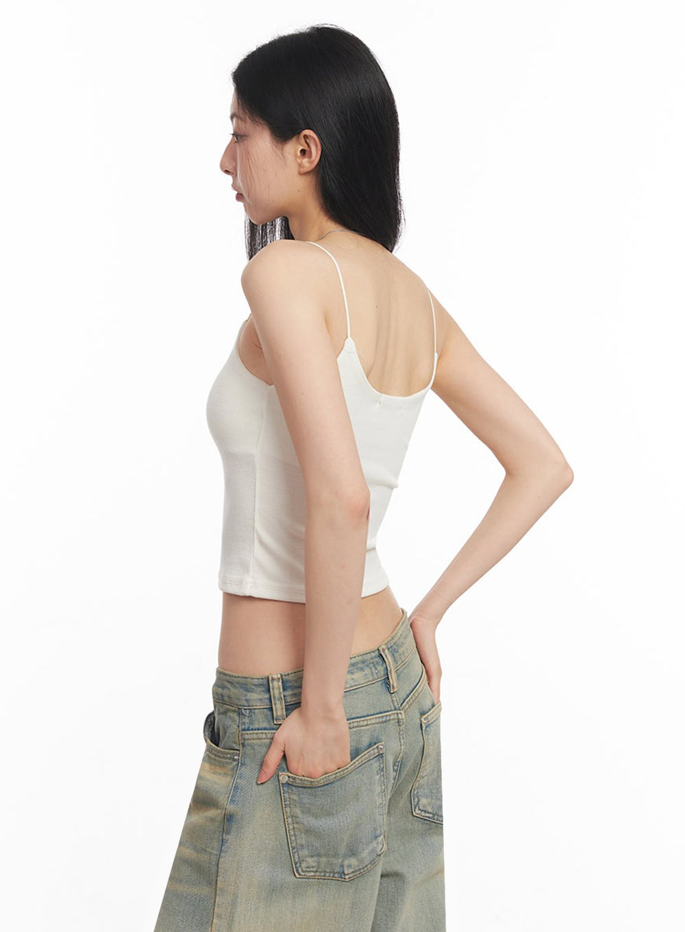 Essential Stretchy Crop Cami Top IY529