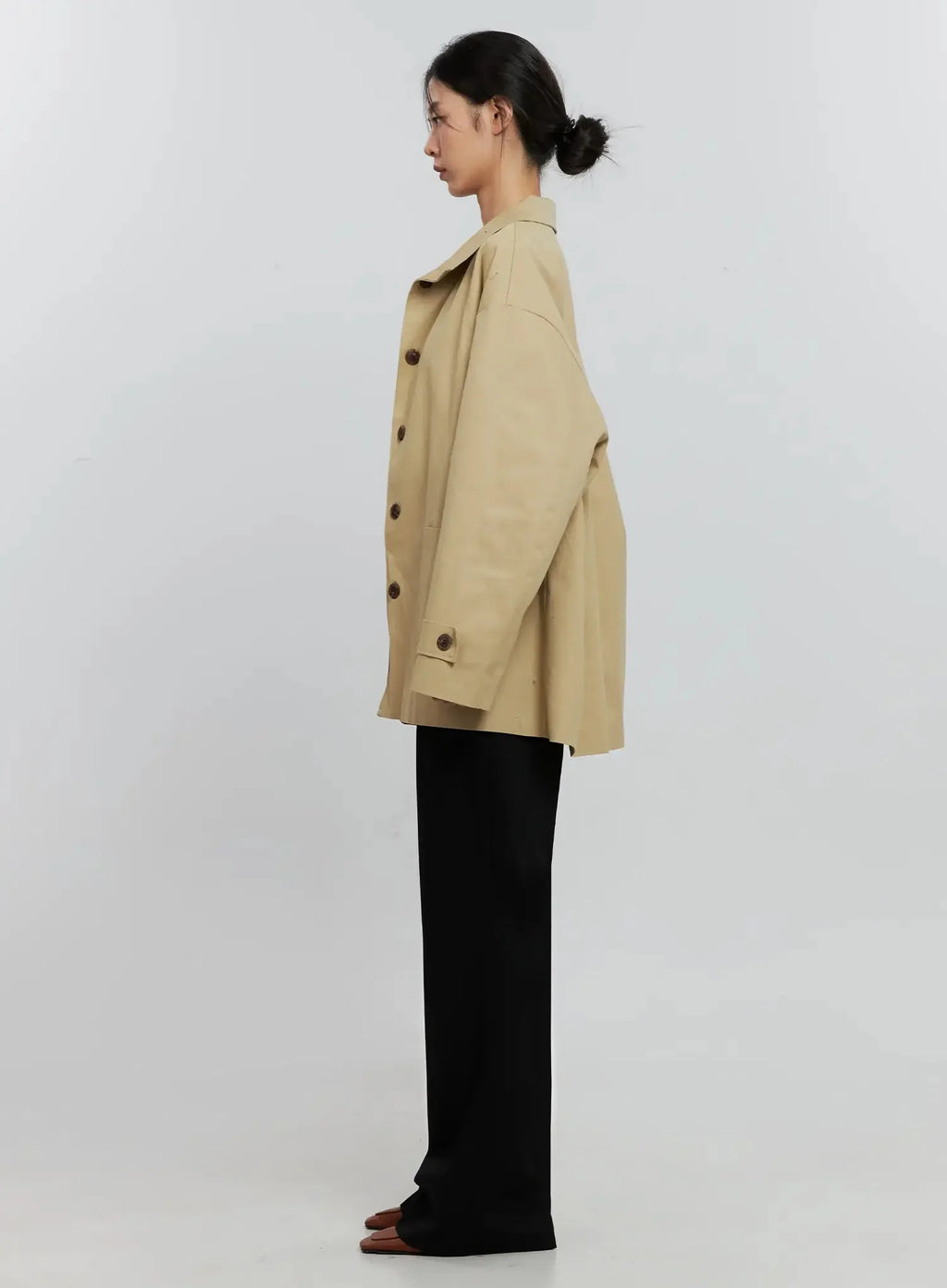 Classic Short Trench Jacket IS516