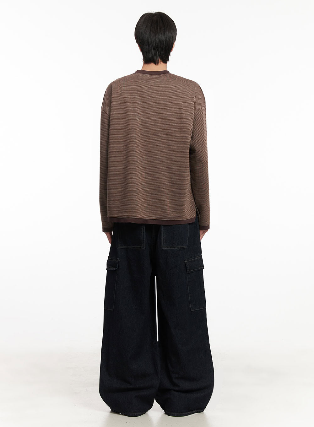 Men's Thin-Stripe Sweatshirt IA511