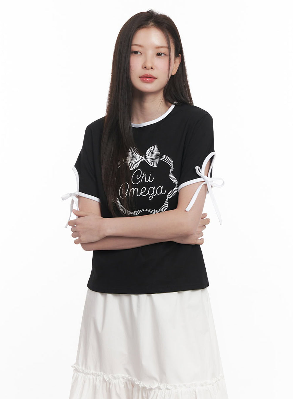 Ribbon Cut Graphic T-Shirt IY509