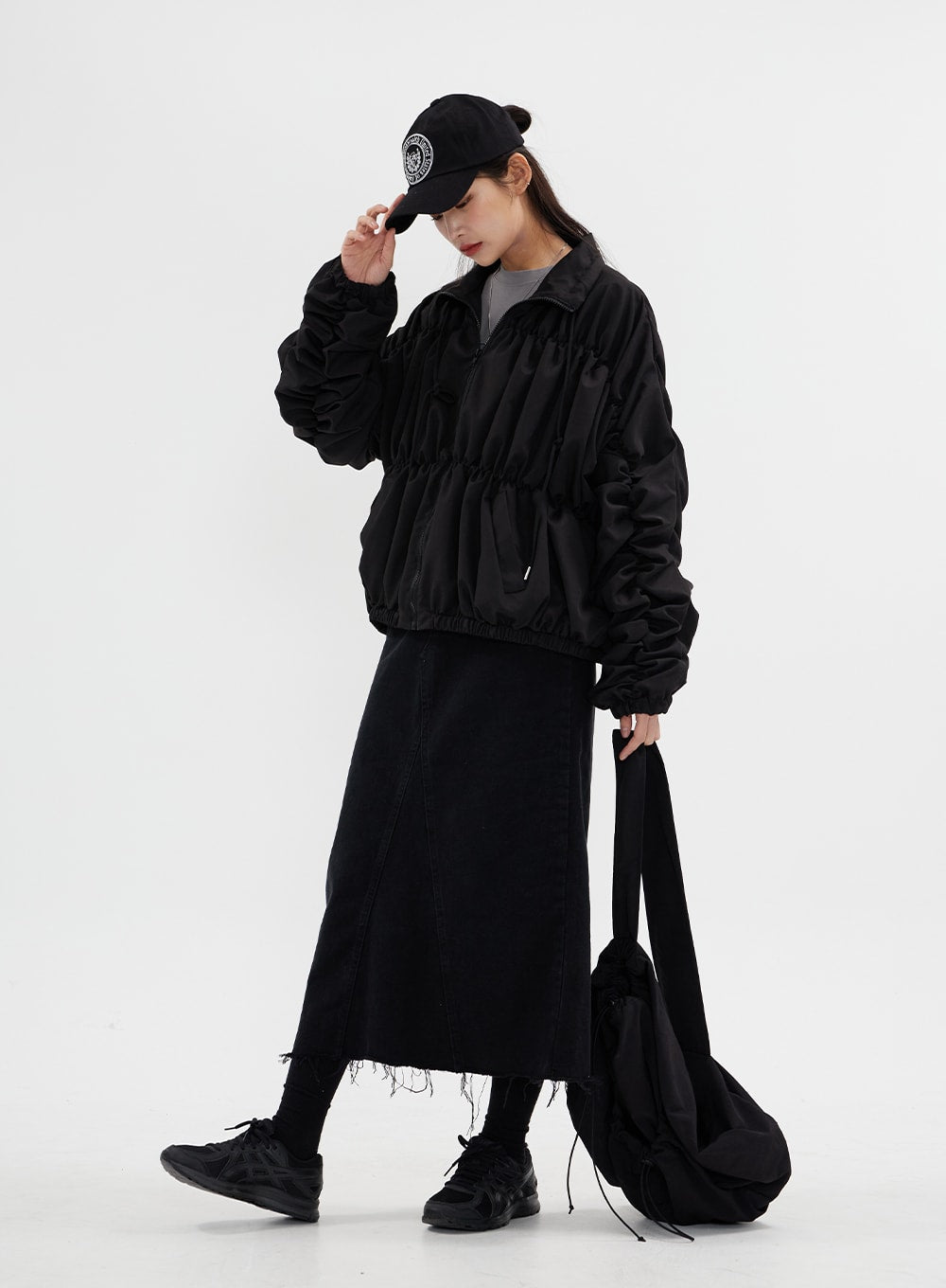 Denim Maxi Skirt CM3