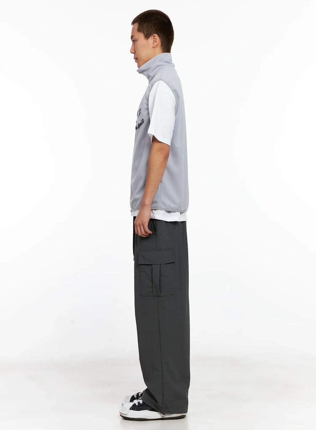 Men's Cargo Drawstring Pants IG508
