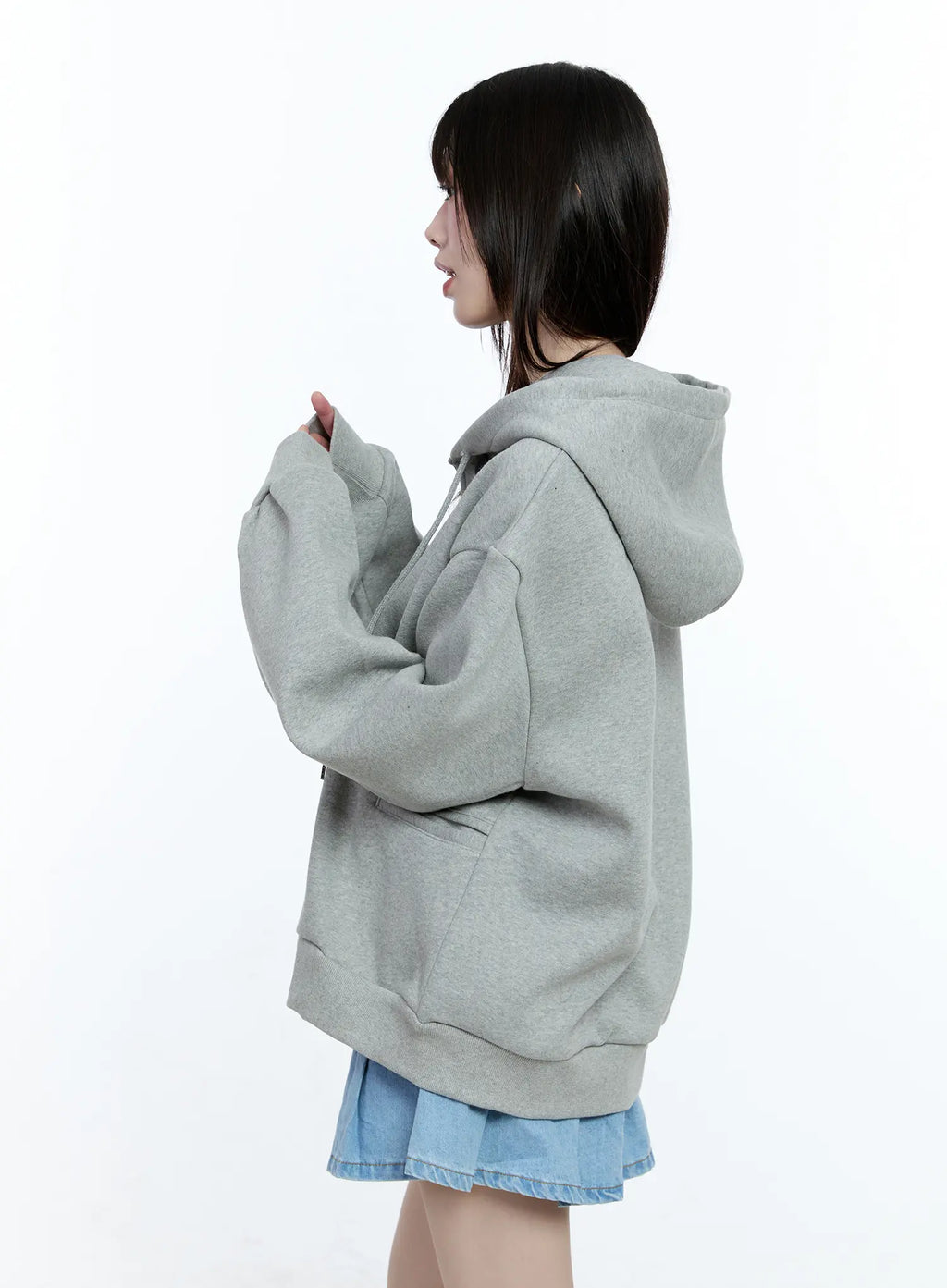 Oversized Buttoned Hoodie CG511