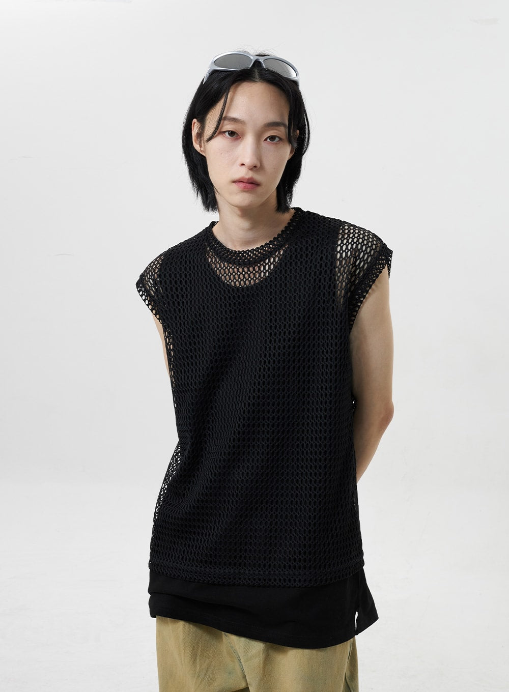 Open Stitch Vest Unisex CY322