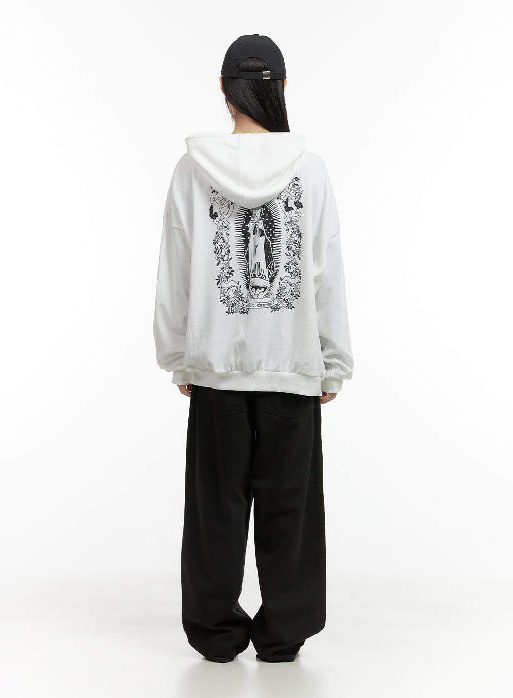 Graphic Loose Fit Hoodie CO410