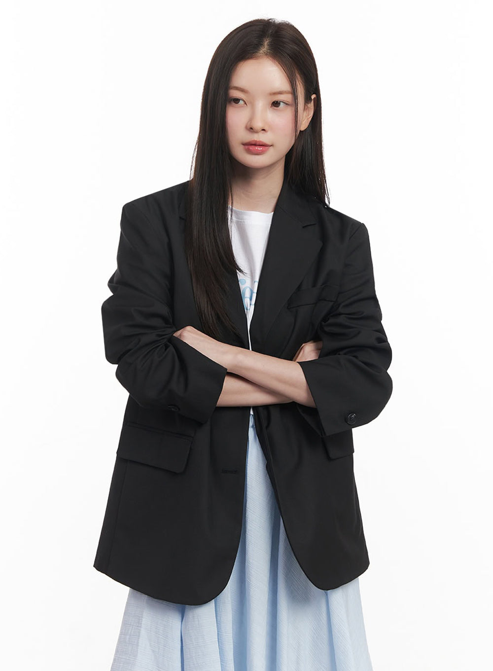 Essential Oversize Blazer Jacket IY509