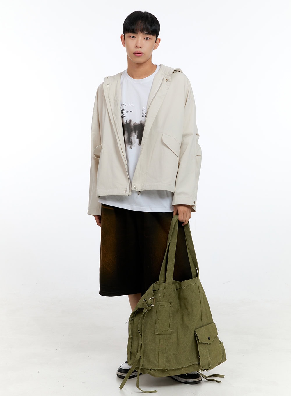 Men's Graphic Round Neck Cotton Tee IG416