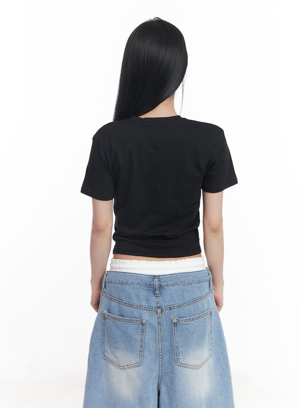 Casual Beaded Crop Top CY527