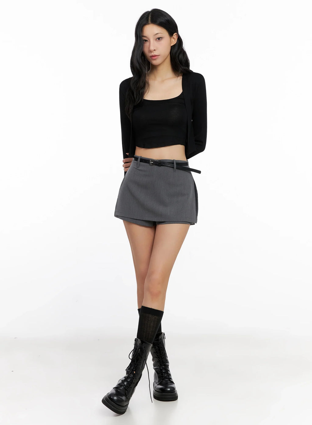 Belted Mini Skort IG508