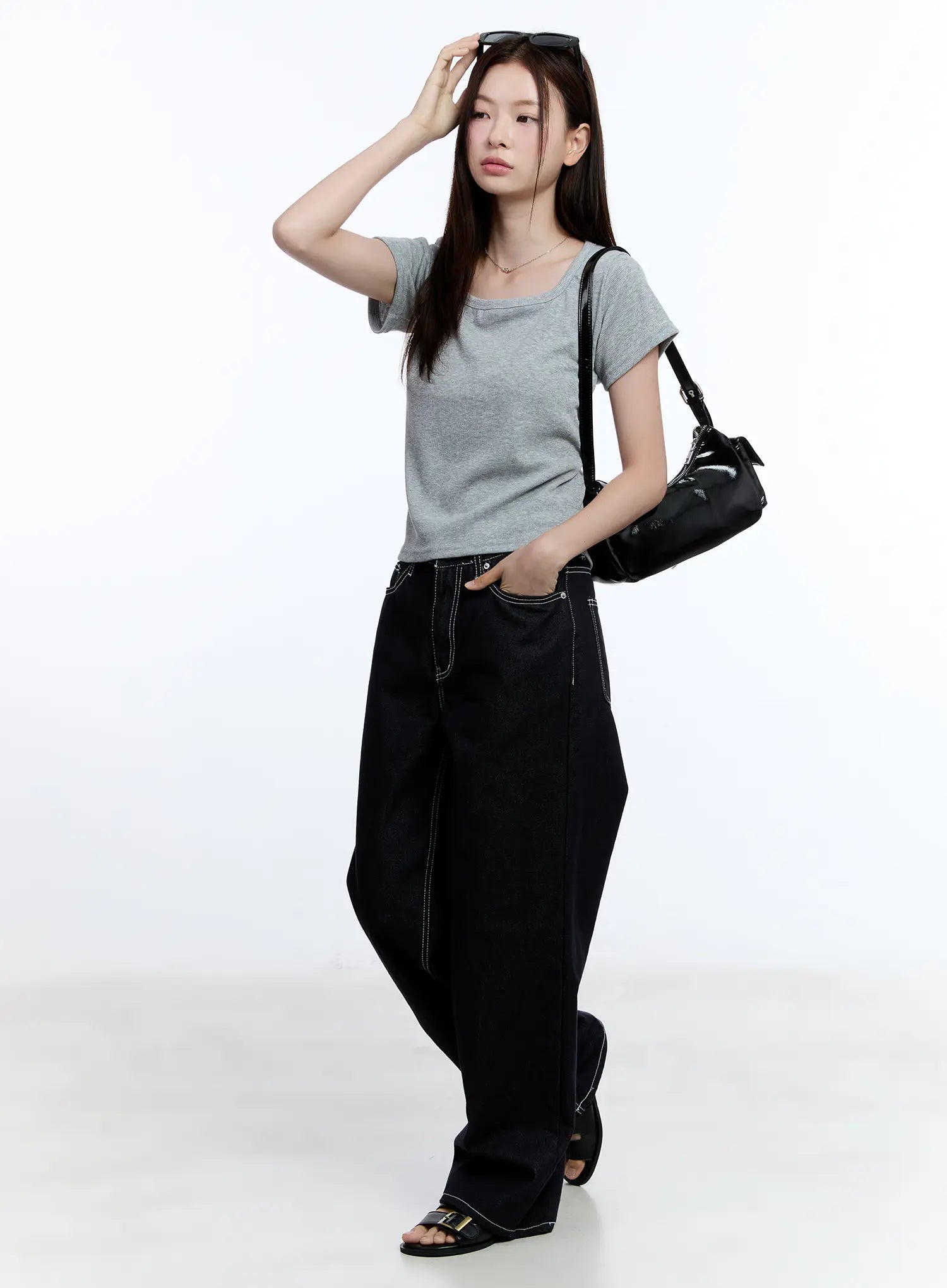 Essential Square Neck Tee CU513