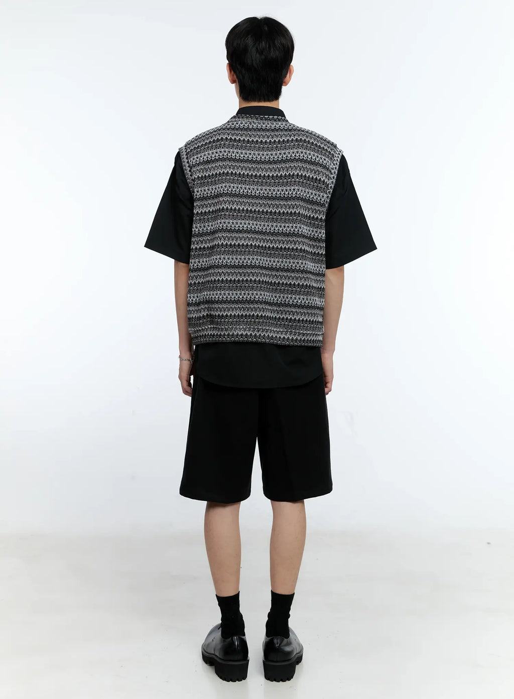 Men's Pleat Bermuda Shorts IG501