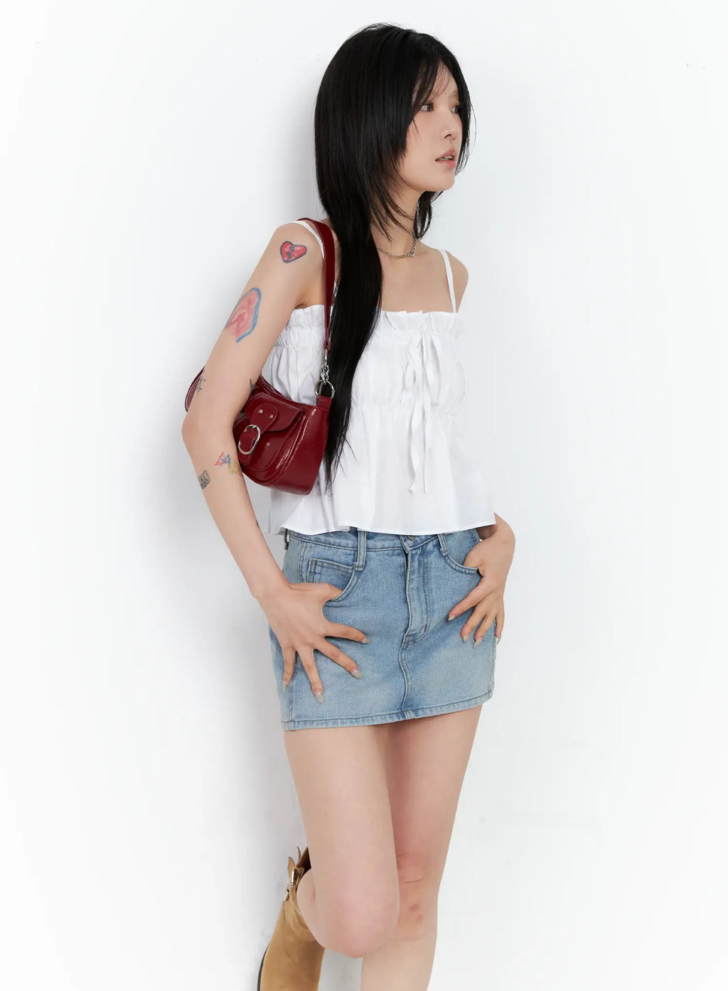 Ruched Cami Top CL525