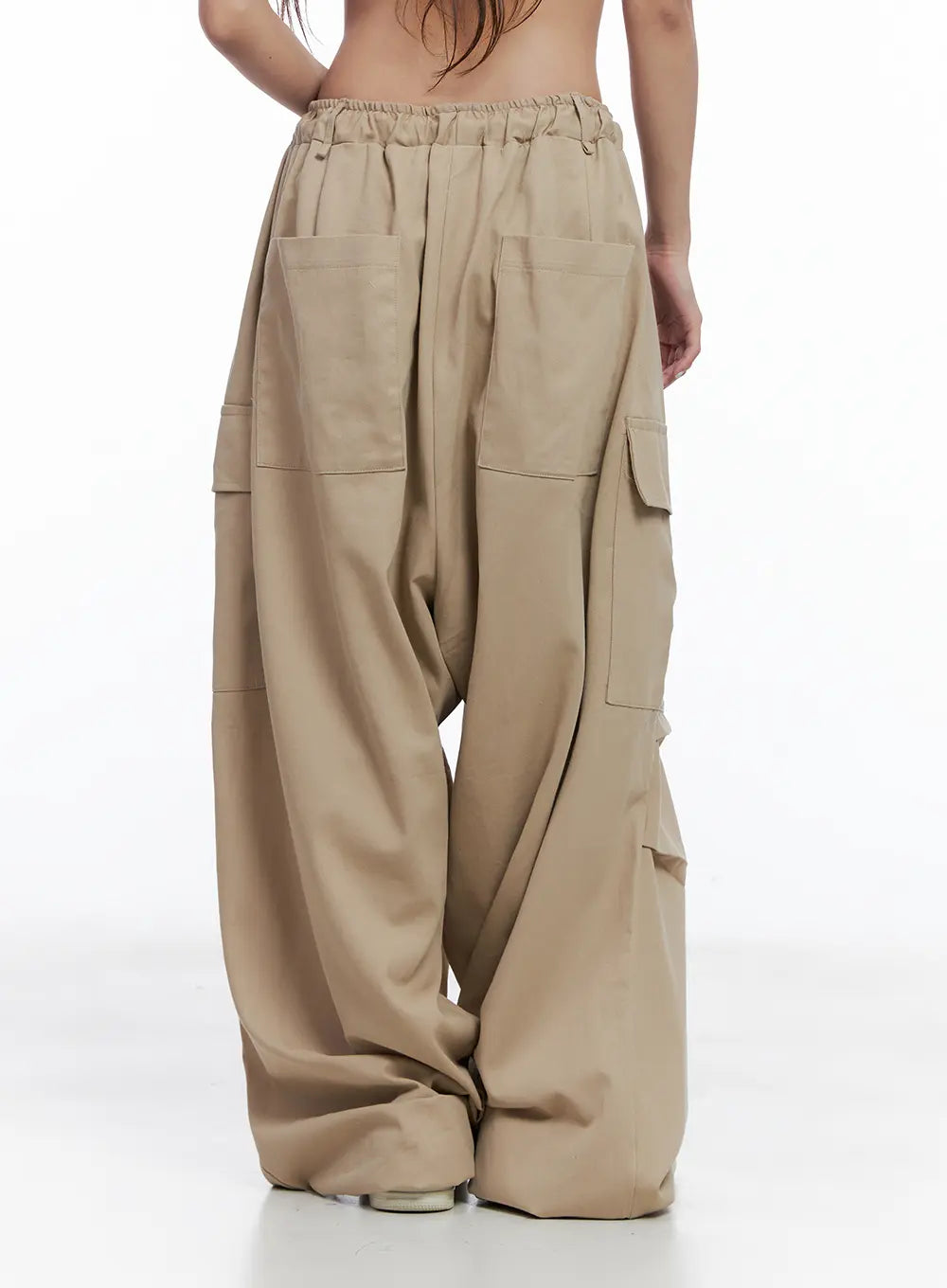 Wide-Leg Cargo Balloon Pants CL514