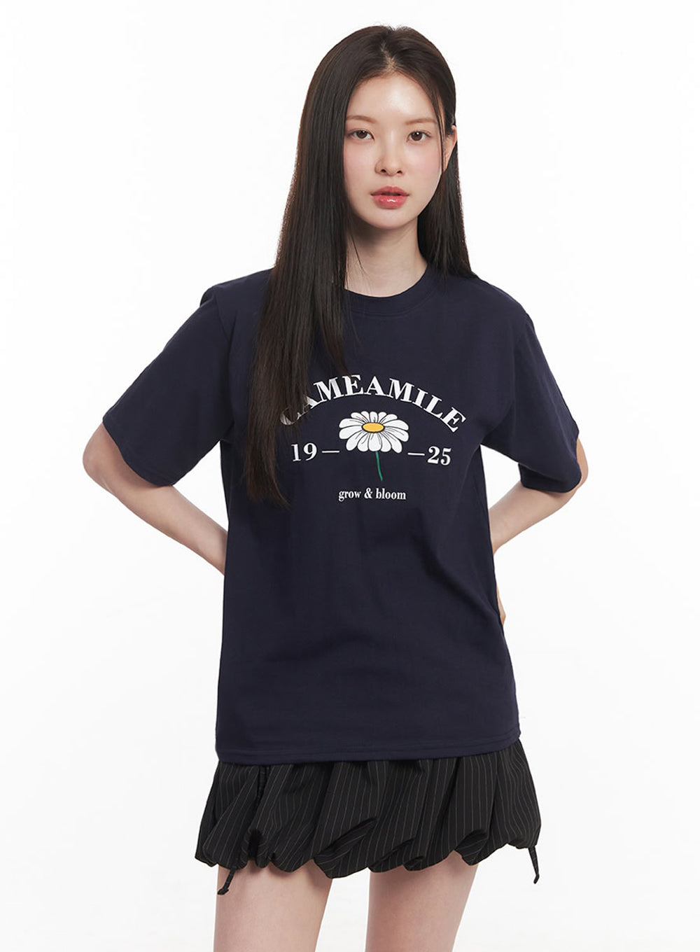 Graphic Flower T-Shirt  IY509