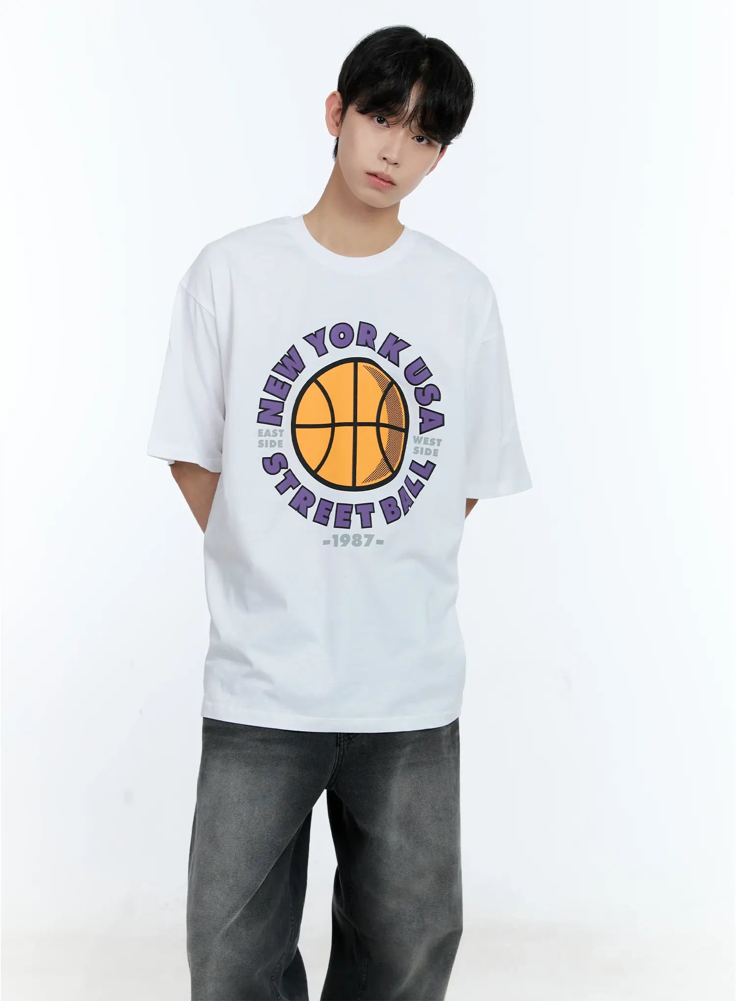Men's Basketball Graphic T-Shirt IL529