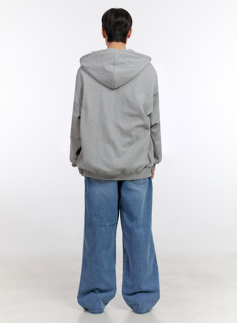 Men's Logo Zip-Up Hooded Jacket IM525