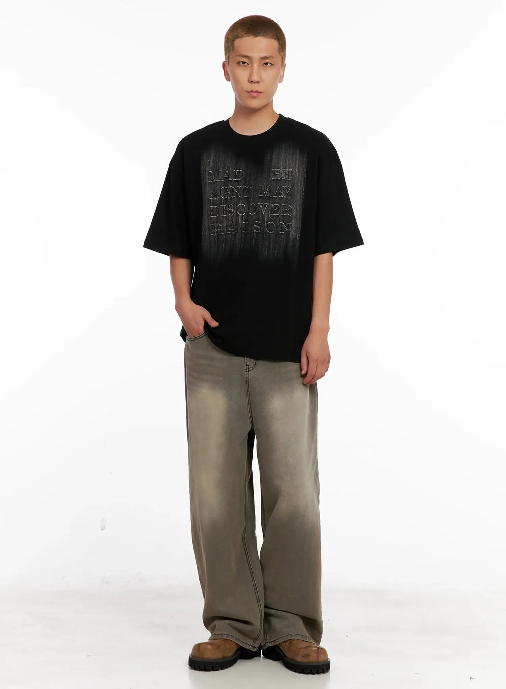 Men's Brush Painting Tee IL521