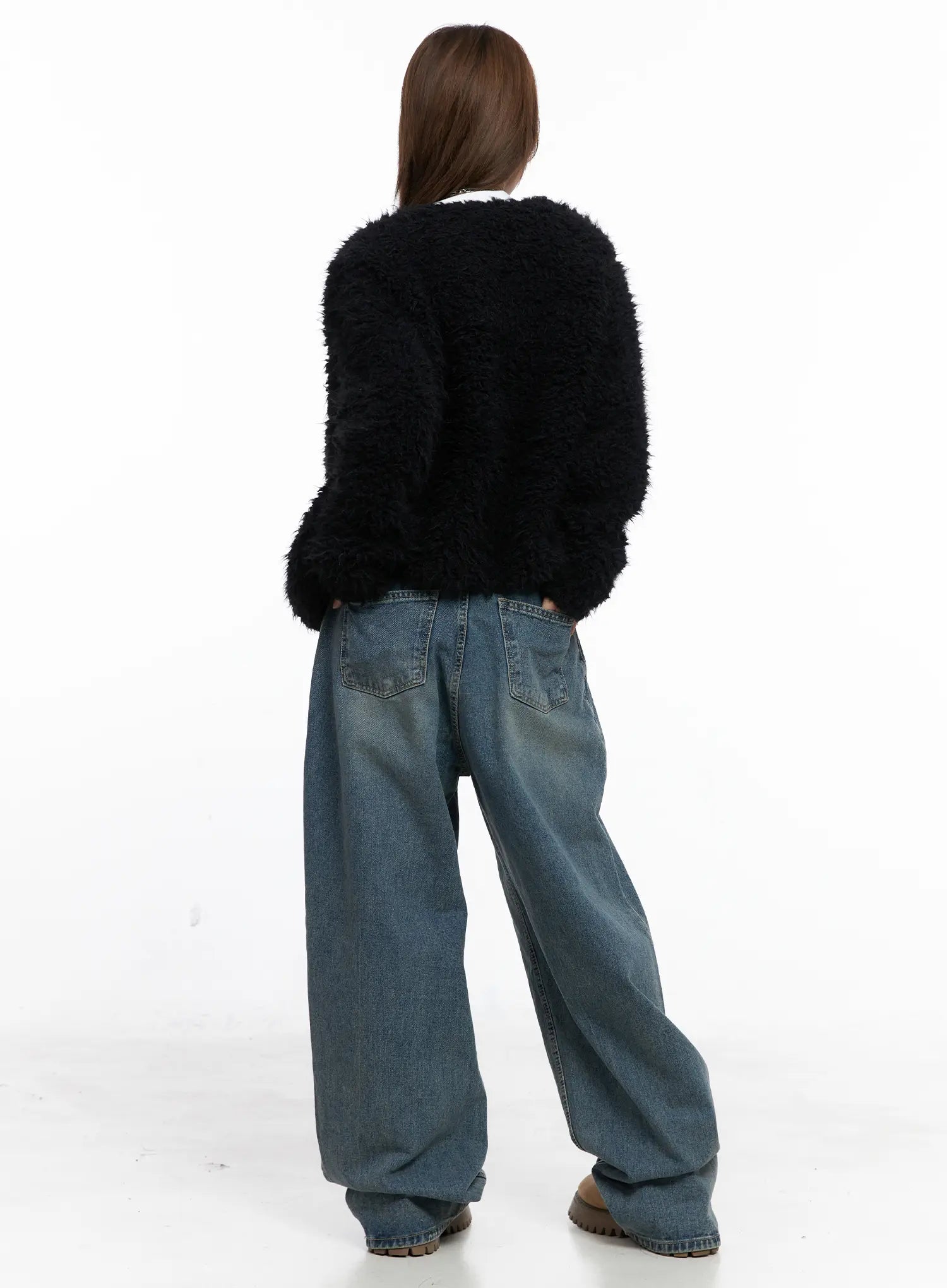 Cozy Faux Fur Cardigan CS524