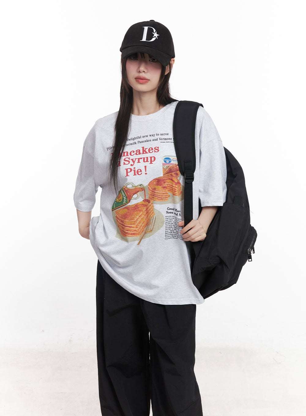 Breakfast Mood Oversized Tee CY521