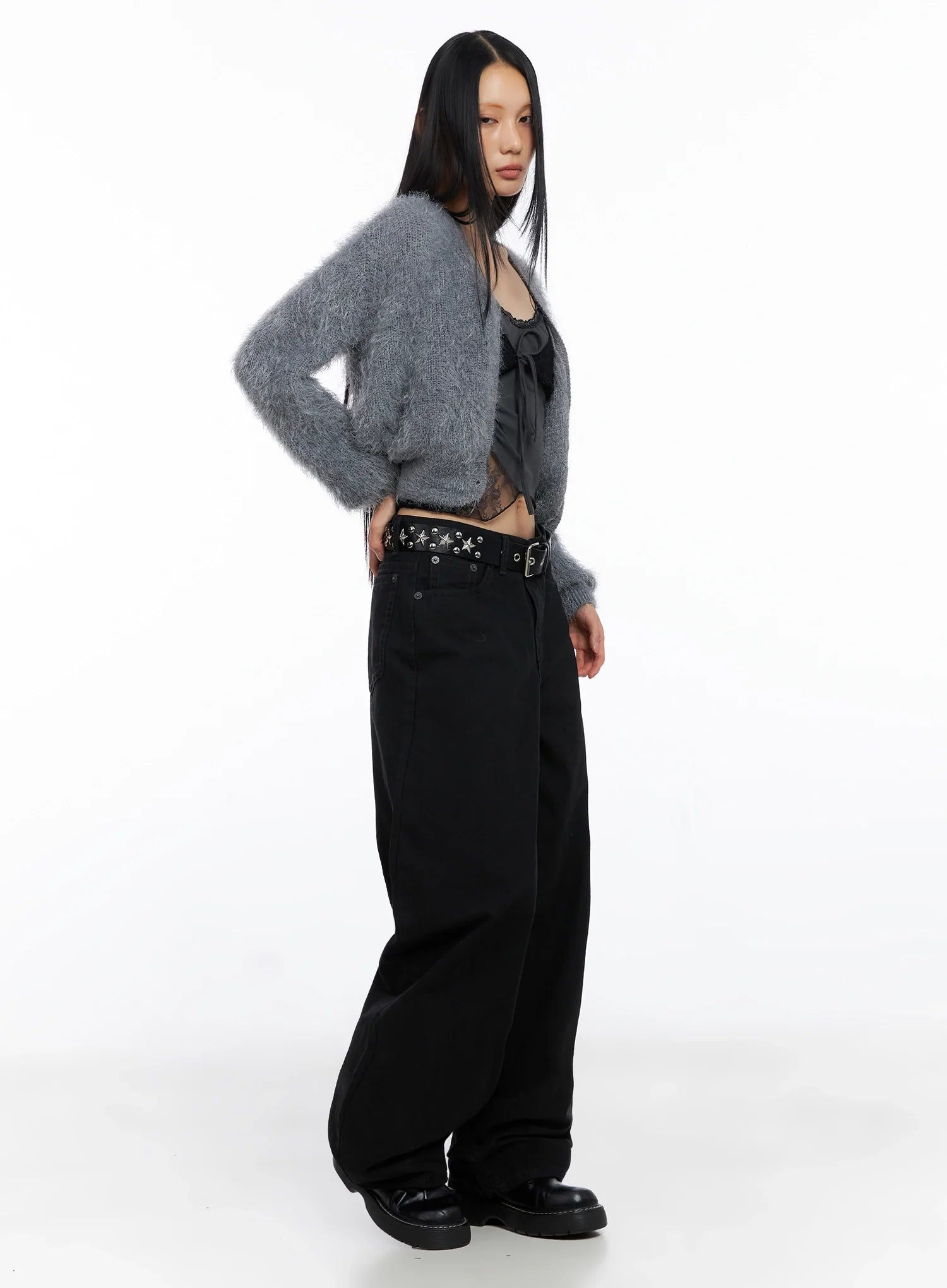 Soft Knit Buttoned Cardigan CO517