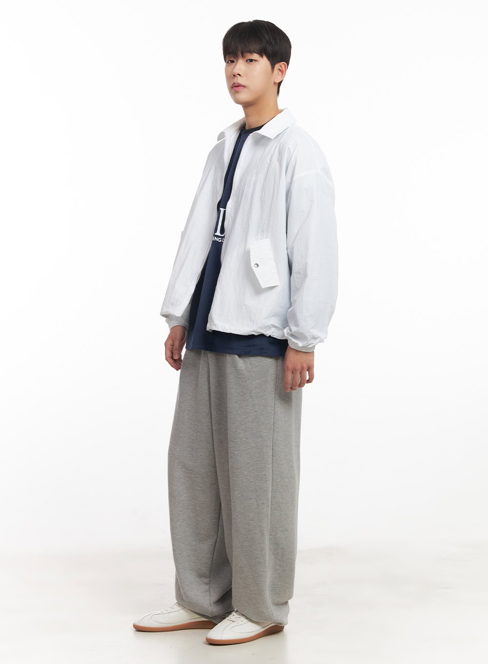 Men's Pintuck Wide-Leg Sweatpants IM528