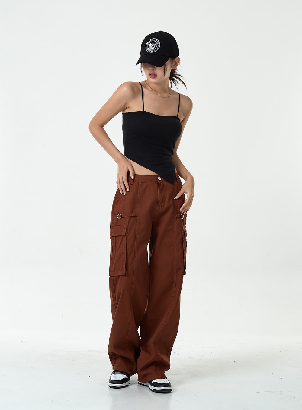 Thin Strap Top With Cups Inside CG10