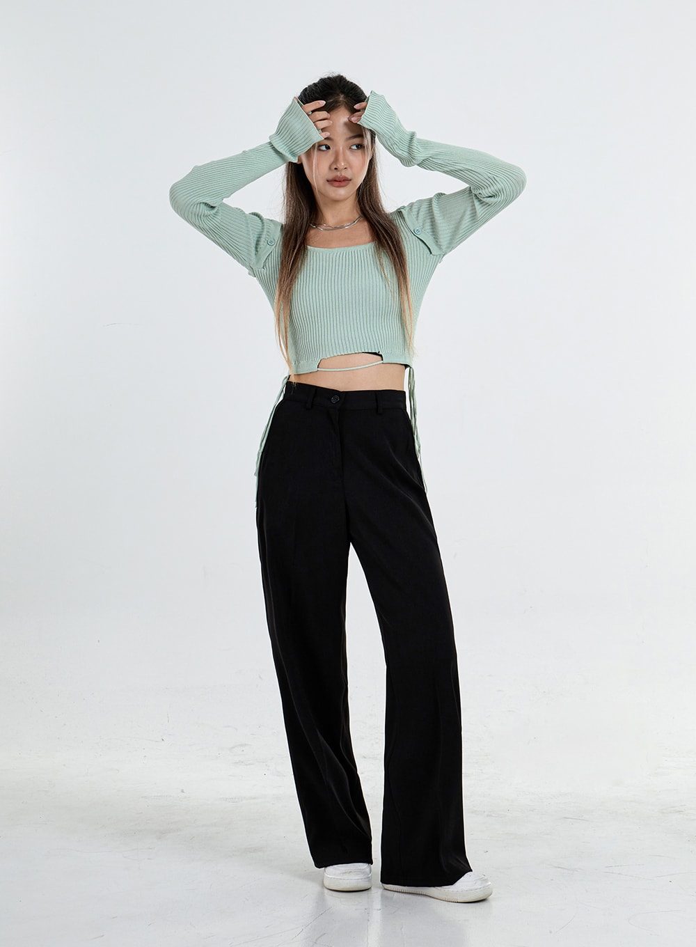 Basic Wide Tailored Pants CO06