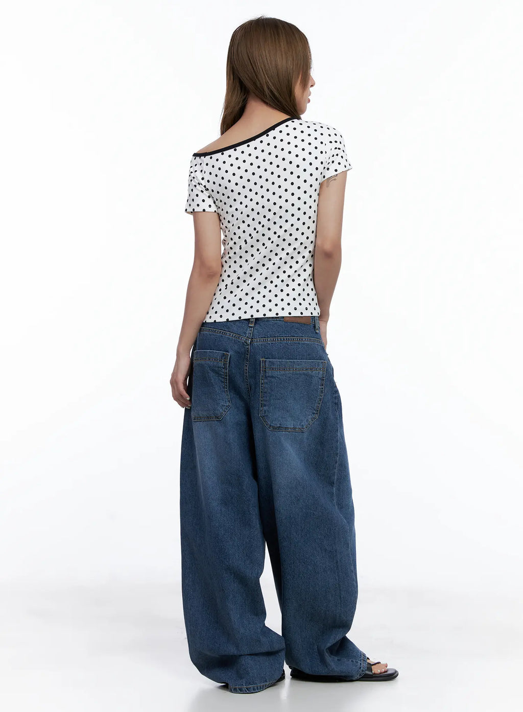 Shuhua Washed Wide-Leg Denim Jeans CL510