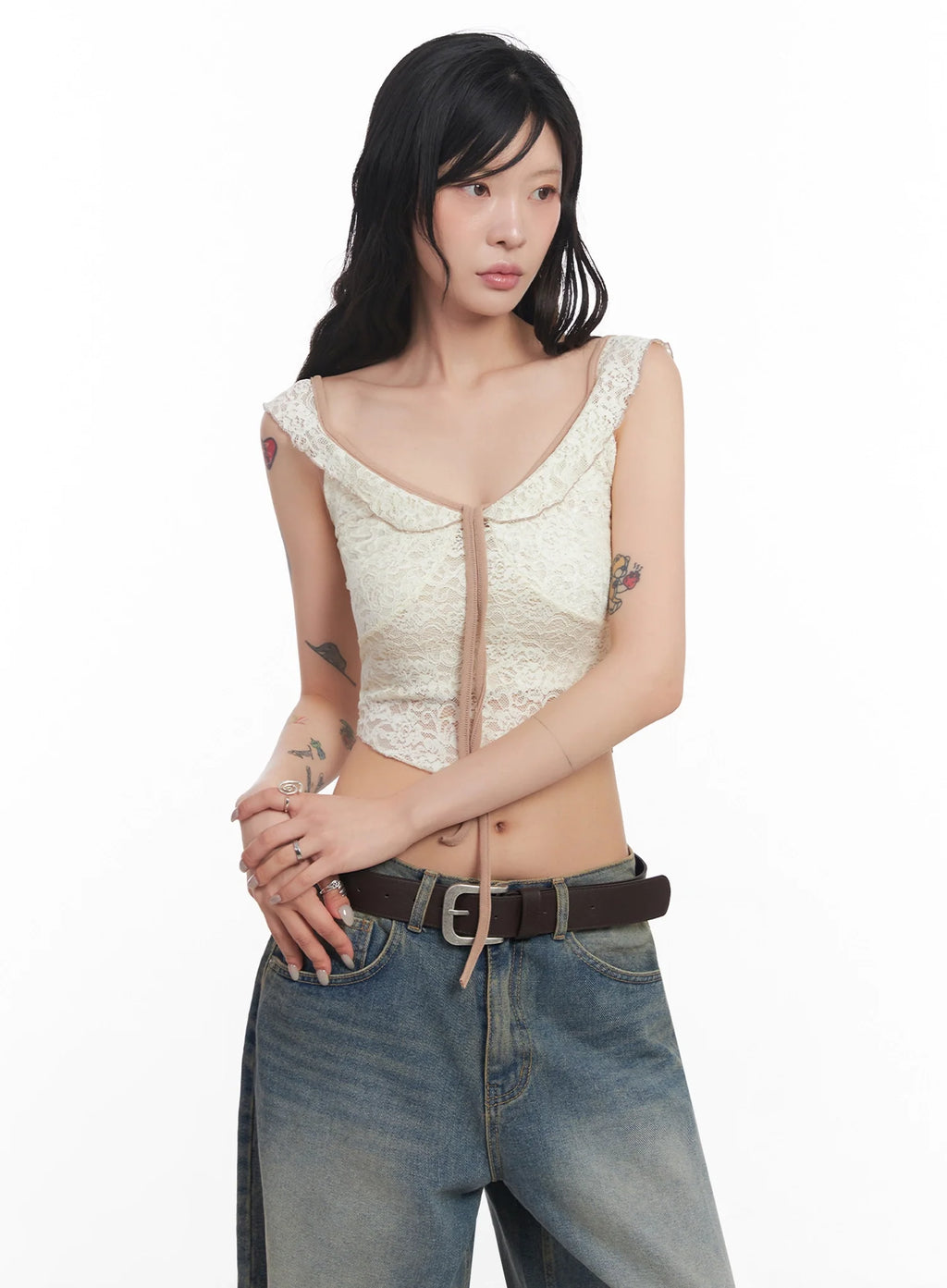 Modern Faux Leather Belt  IC503