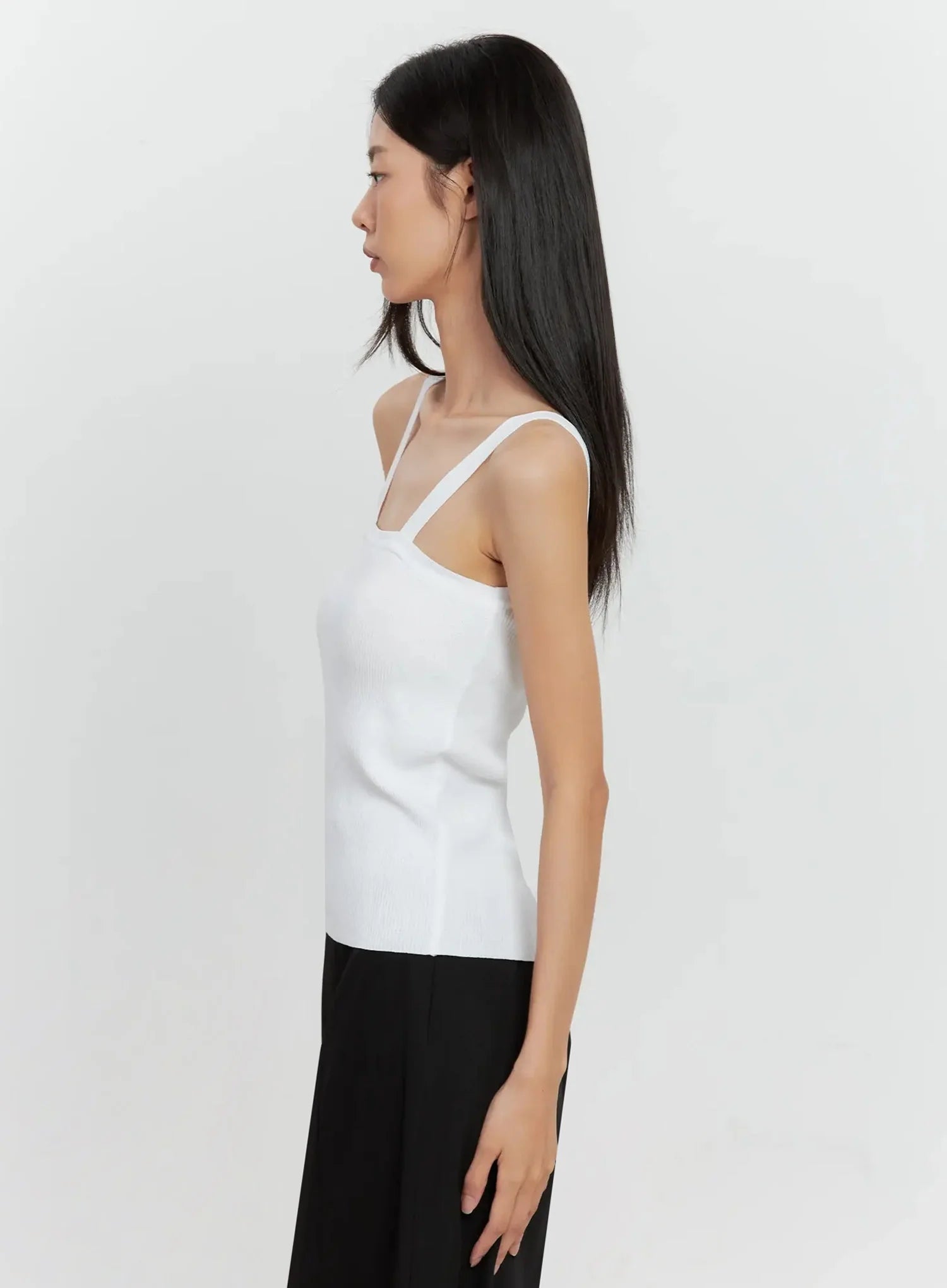 Ribbed Knit Tank Top IL528