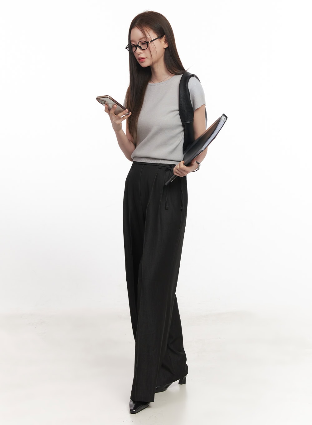 Soft-Touch Short Sleeve Sweater CA502