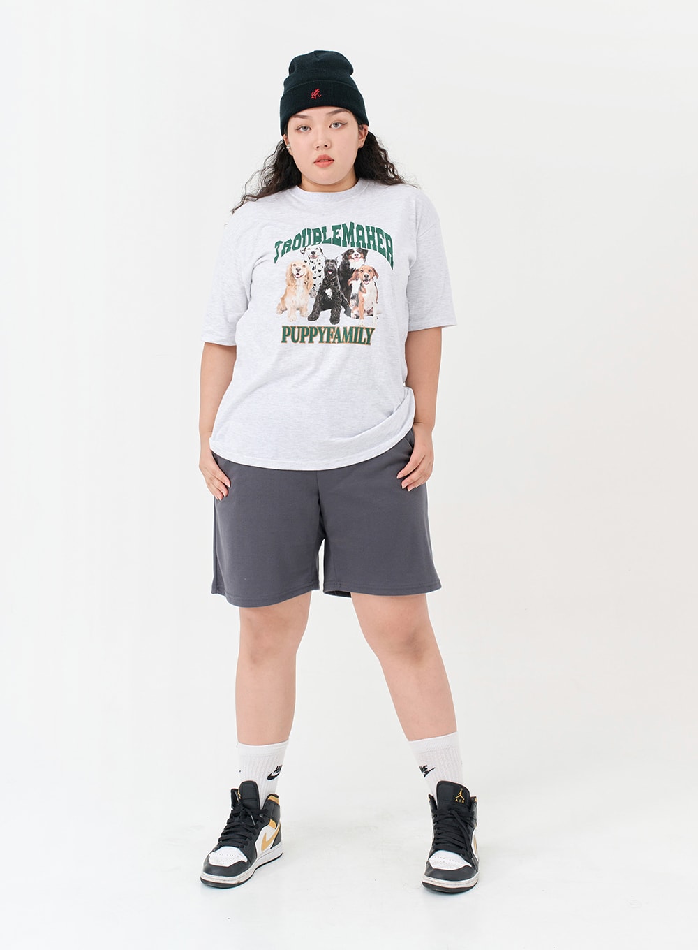 Plus Basic Bending Half Pants IG09