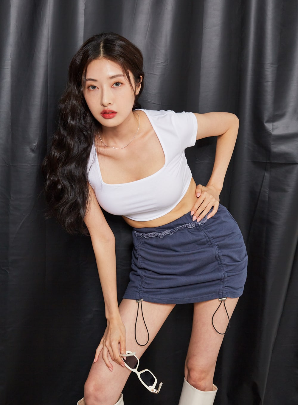 Side String Skirt Pants IU26