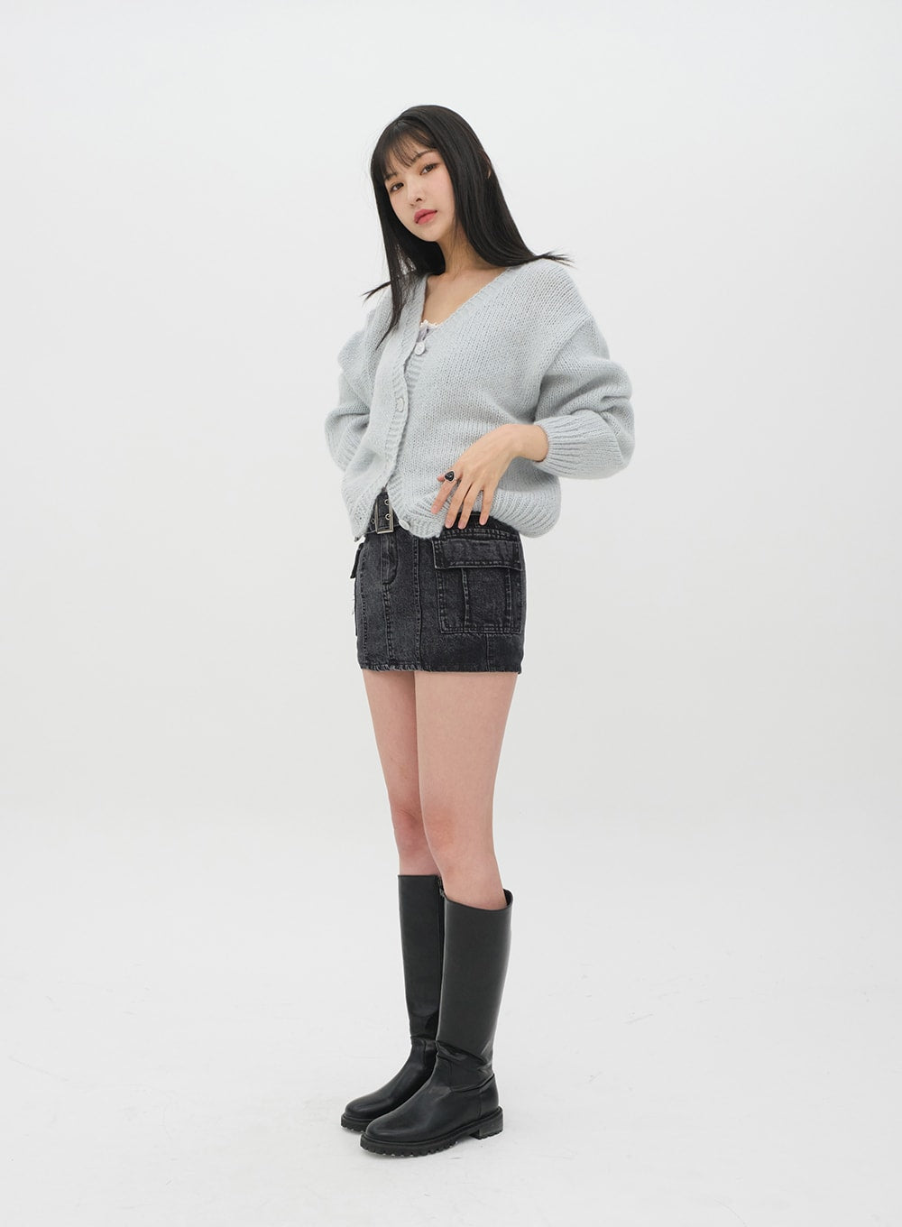 Denim Mini Skirt J21