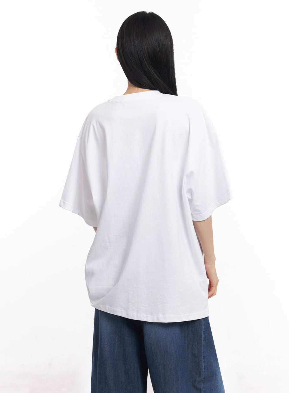 Casual Cotton Graphic Oversize T-Shirt IY529