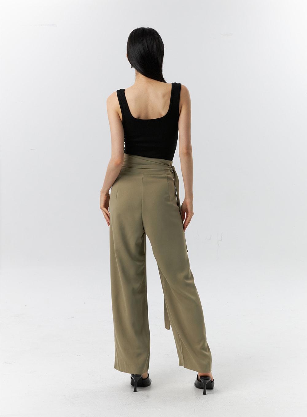 Wrapped Baggy Tailored Pants IL326